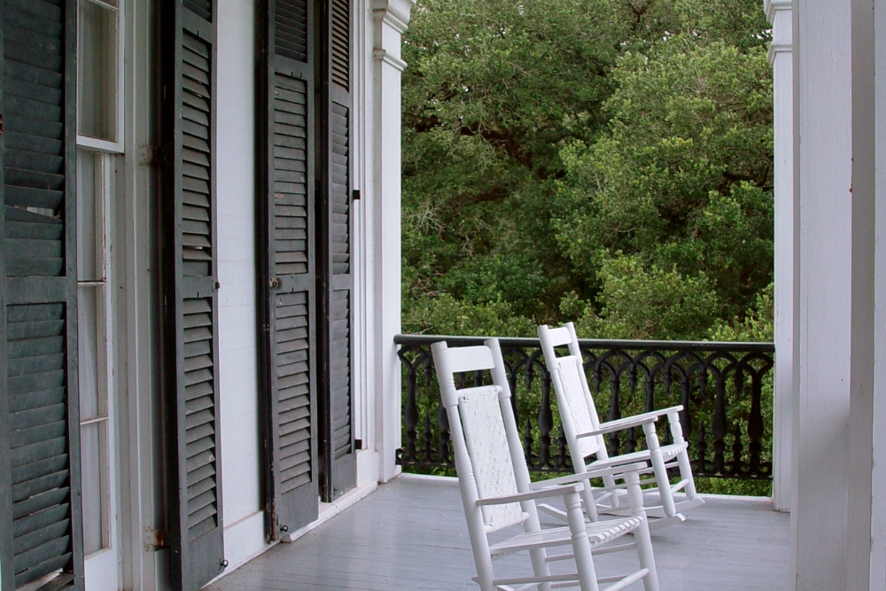 A Perfect Blend with Shutters and Privacy Landscaping » Shutters