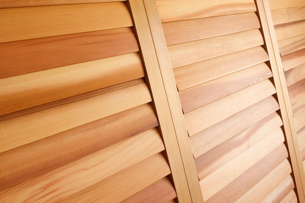 wooden screens and shutters